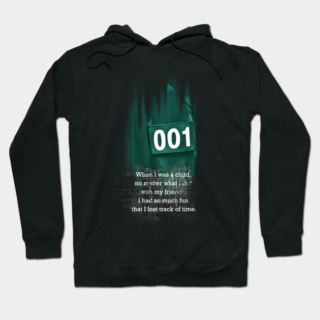 Squid Game, Oh Il-Nam Had So Much Fun Hoodie by Battsii Collective